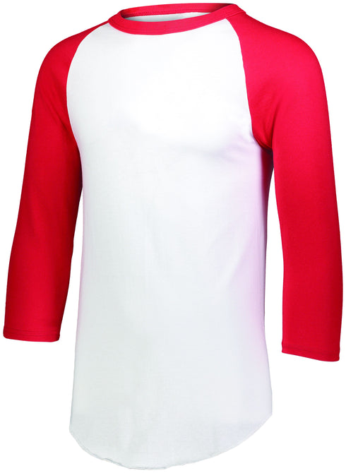 Augusta Sportswear Youth Baseball Jersey 2.0 (4421), Color 'White/Red'